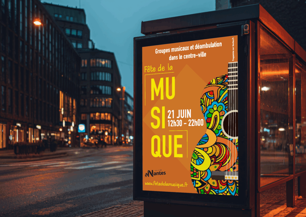 mockup fête de la musique