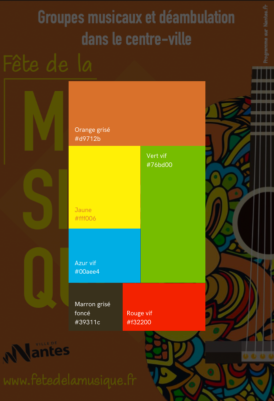 charte graphique fête de la musique