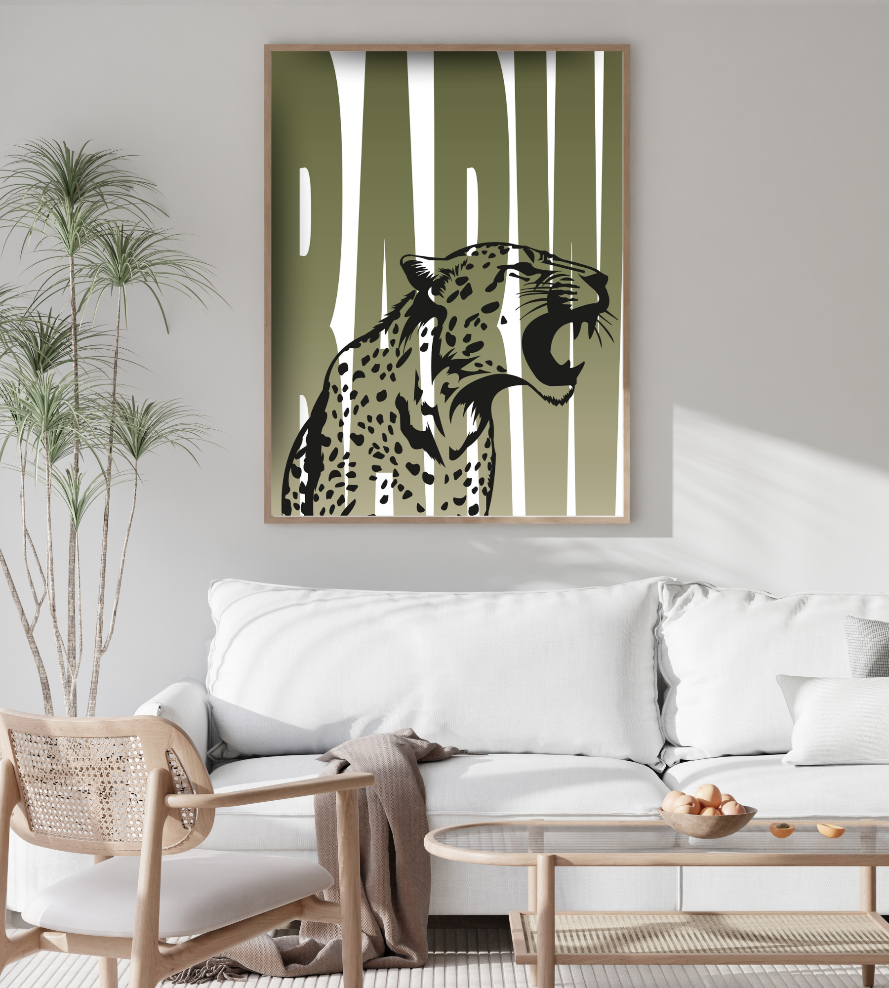 affiche léopard